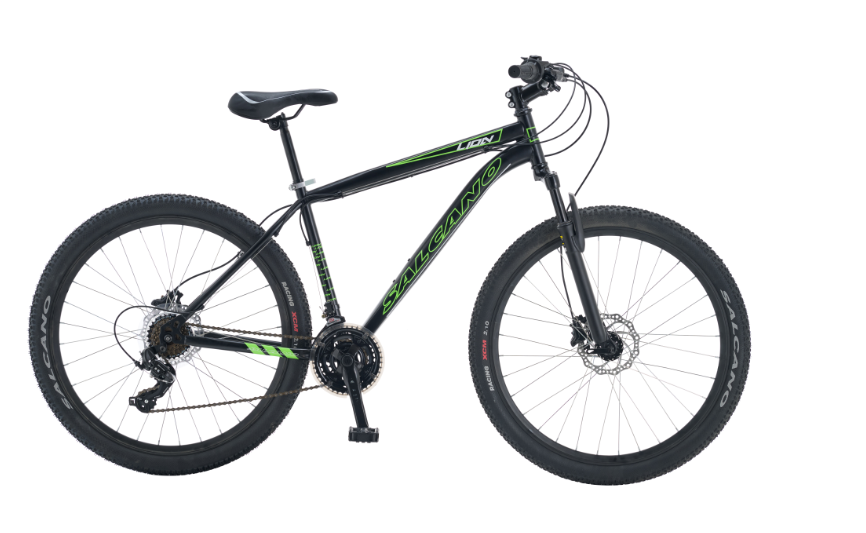 SALCANO LION HD 26 JANT 15cm KADRO SİYAH-YEŞİL BİSİKLET