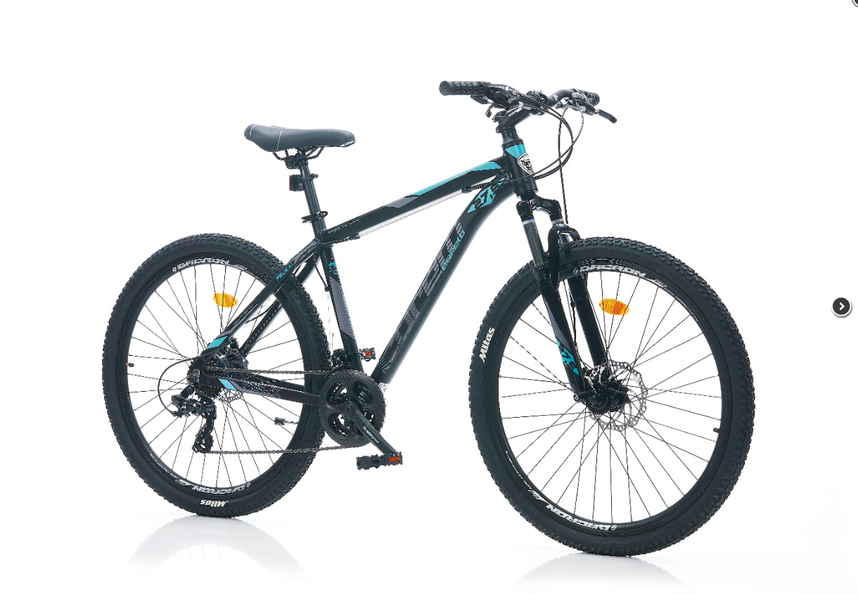 CORELLİ FELIX 2.0 26 JANT 18cm KADRO MD FREN SİYAH-TURKUAZ BİSİKLET