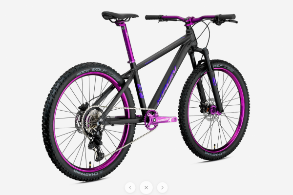KRON REBEL MOR 27,5 JANT 16,5cm KADRO 8 VİTES BİSİKLET