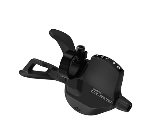 SHIMANO CUES Vites kolu SLU600010RS 10 Vites Rapidfire+ Kelepçeli bant Görsel vites kadranı ile