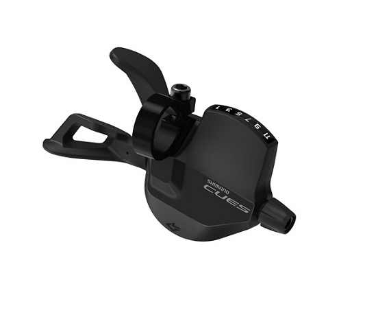 SHIMANO CUES Vites kolu SL-U600011R 11 Vites Rapidfire+ Kelepçeli bant Görsel vites kadranı ile