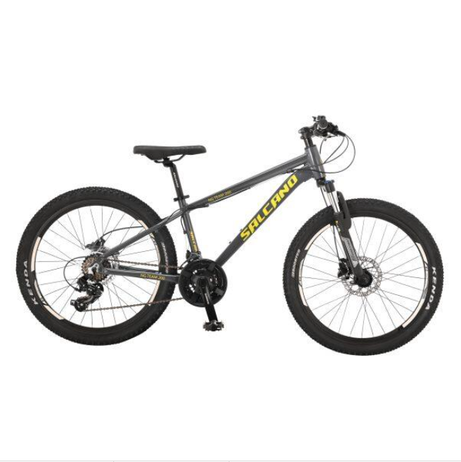SALCANO NG TEAM 200 24HD 21V 14cm KADRO KOYU GRİ-SARI BİSİKLET