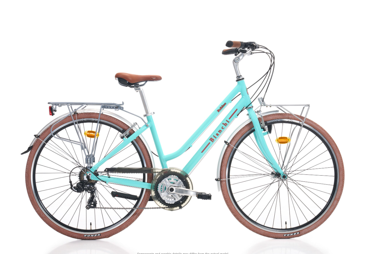 BIANCHI RUBINO LADY 28 JANT 43cm KADRO CELESTE