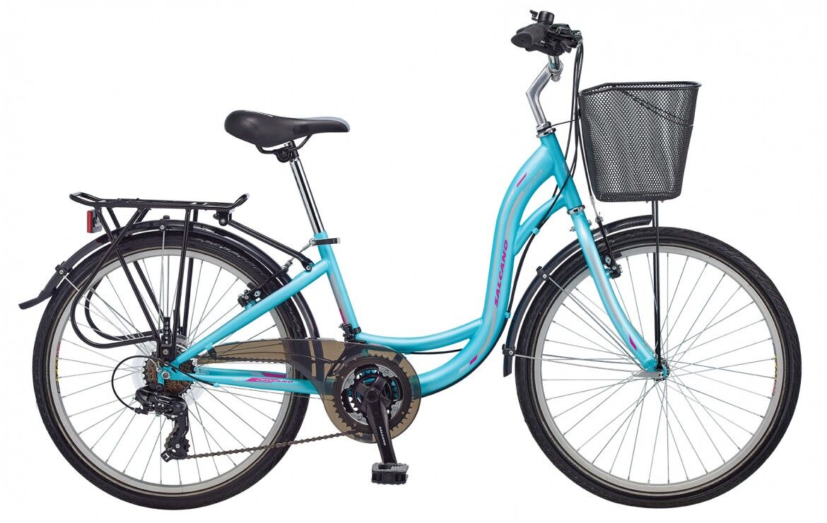 SALCANO BODRUM LADY 24 JANT BİSİKLET TURKUAZ-MOR