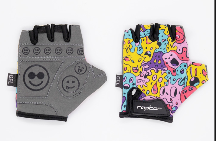 RAPTOR - Çocuk Eldiveni - Silikon Jelli - Canavar Doodle M 4-7 YAŞ
