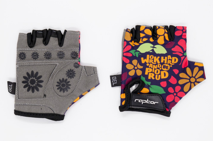 RAPTOR - Çocuk Eldiveni - Silikon Jelli - Work Hard M 4-7 YAŞ