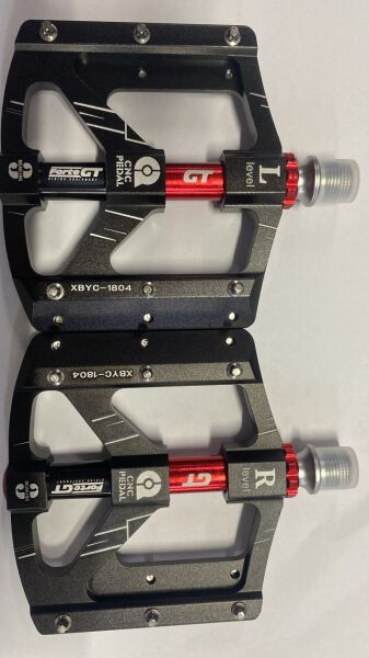 BİSİKLET PEDAL XBYC 1804 ALÜMİNYUM ÇİVİLİ PLATFORM SİYAH