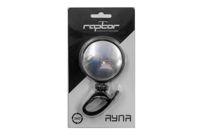 BİSİKLET AYNA RAPTOR JY-17 KAYIŞ BAĞLANTILI SİYAH