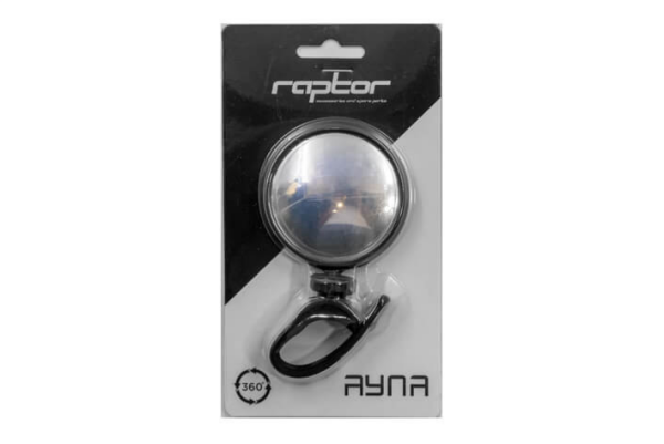 BİSİKLET AYNA RAPTOR JY-17 KAYIŞ BAĞLANTILI SİYAH