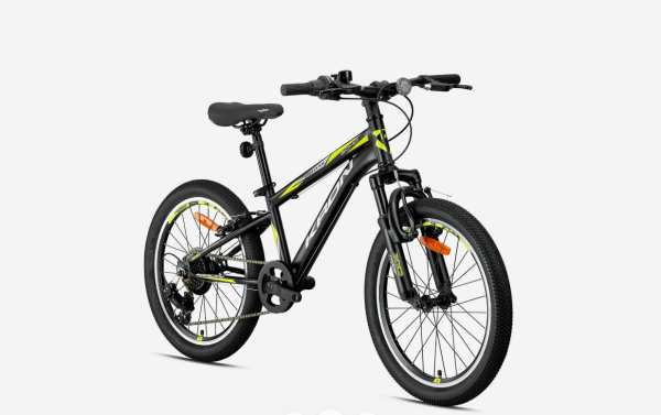 KRON VORTEX 4.0 20 JANT V-FREN MAT SİYAH-SARI BİSİKLET