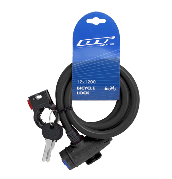 DT Kilit  DT81211, 12x1200, Anahtar, Braket, Siyah