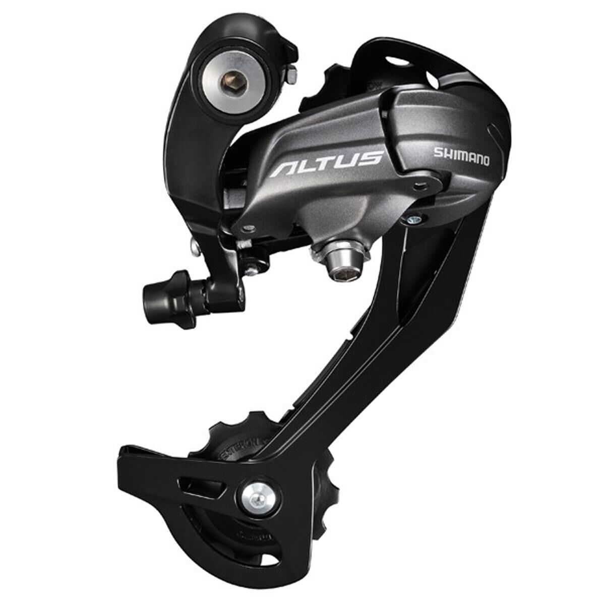 SHIMANO Altus 9 Vites Uzun Bacak Siyah RD-M370