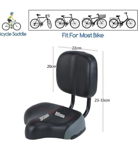 BİSİKLET SIRT DESTEKLİ SELE