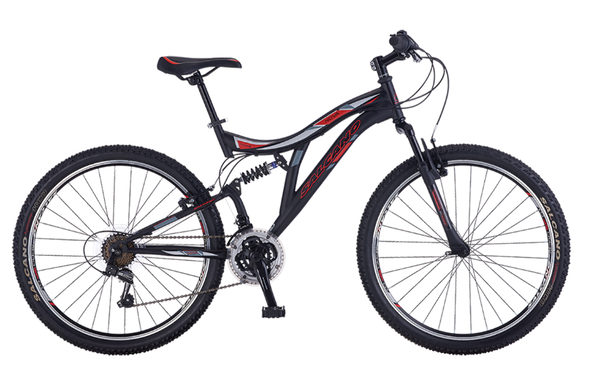 SALCANO NOVA V-FREN 26 JANT SİYAH-KIRMIZI BİSİKLET