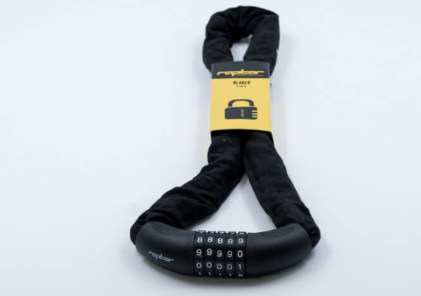 RAPTOR - Zincir Kilit - 6x90 Şifreli Siyah