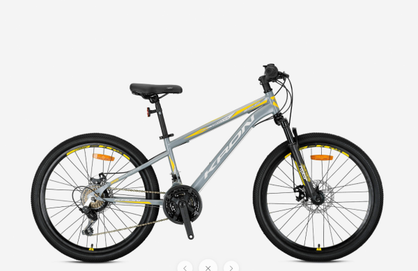 KRON VORTEX 4.0 26 JANT 14cm KADRO NARDO GRİ-SARI BİSİKLET