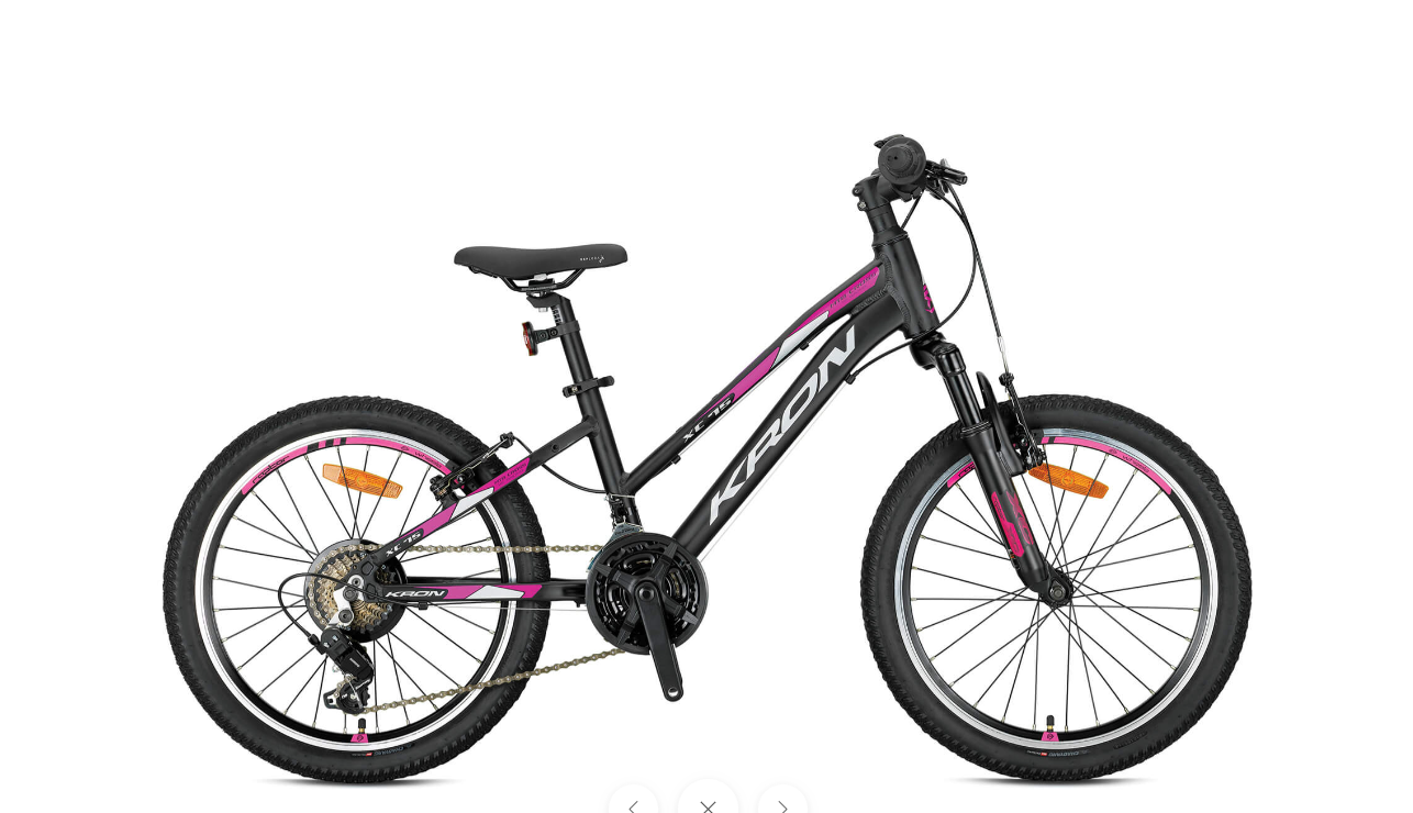 KRON XC75 V-FREN 24 JANT SİYAH-PEMBE BİSİKLET