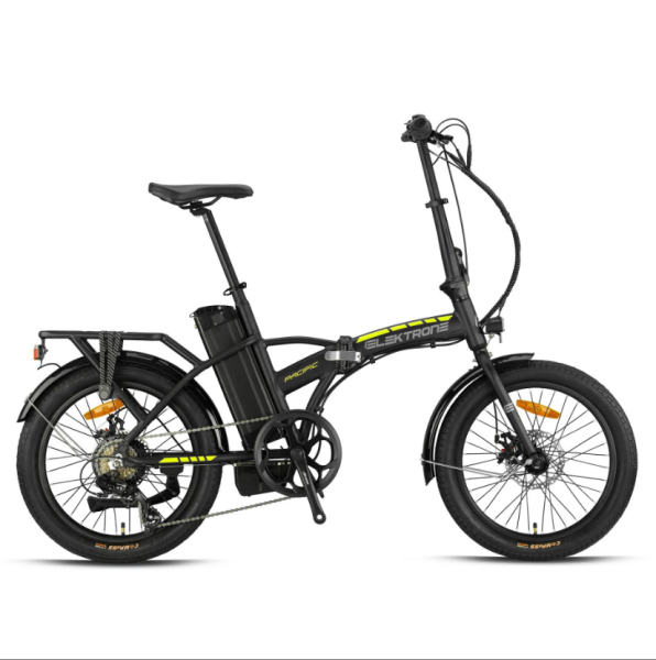 KRON ELEKTRON PASIFIC 20 JANT ELEKTRİKLİ BİSİKLET SİYAH-SARI