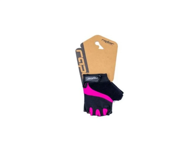 BİSİKLET ELDİVEN Raptor - Cırtlı Eldiven - Pembe - Small