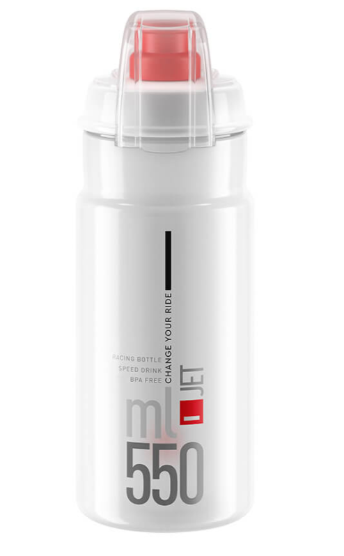 ELITE - JET PLUS 550ml Matara Şeffaf Kırmızı