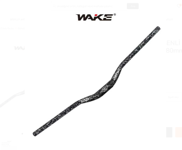 WAKE KAMUFLAJ DESENLİ ALUMİNYUM MTB GİDON SİYAH-BEYAZ 31.8mm 780mm