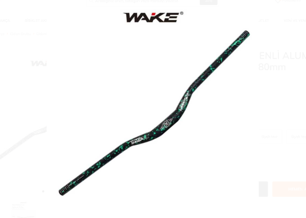 WAKE KAMUFLAJ DESENLİ ALUMİNYUM MTB GİDON SİYAH-YEŞİL 31.8mm 780mm