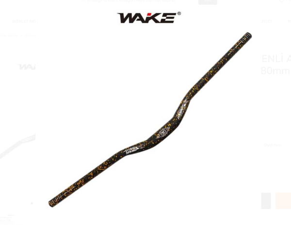 WAKE KAMUFLAJ DESENLİ ALUMİNYUM MTB GİDON SİYAH-GOLD 31.8mm 780mm