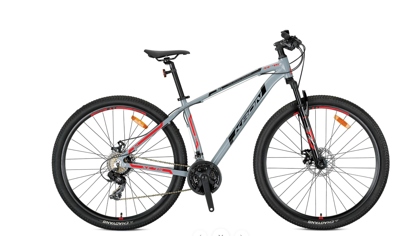 KRON XC75 MD 27,5 JANT 17cm KADRO NARDO GRİ-KIRMIZI BİSİKLET
