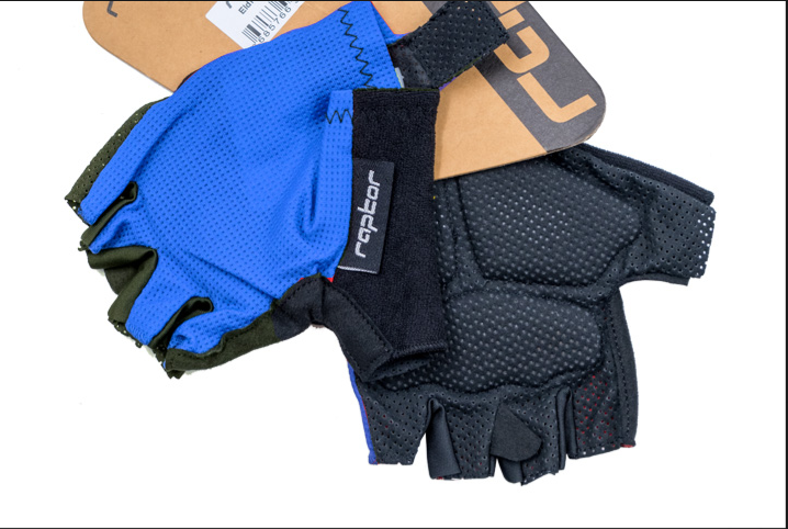 BİSİKLET ELDİVEN RAPTOR  MAVİ-SİYAH (L) BEDEN