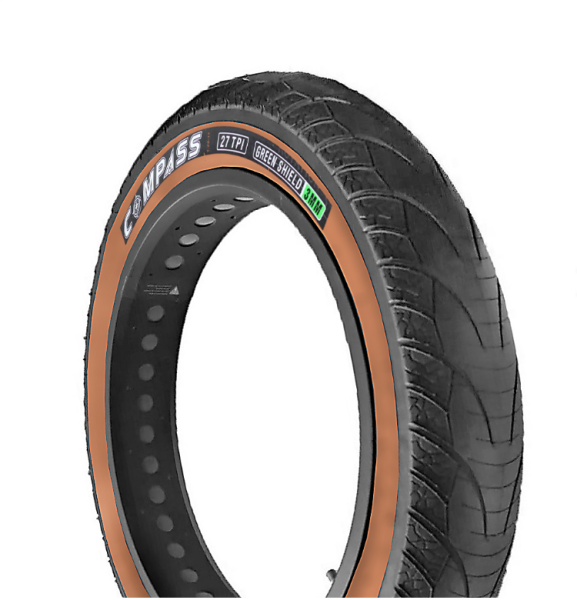 COMPASS Dış Lastik - 20x4.0, 3mm Zırhlı, Amber, COMPASS W2117