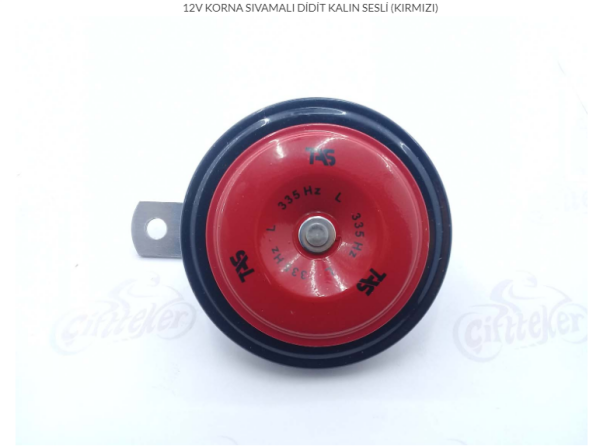 MOTOSİKLET KORNA 12V SIVAMALI DİDİT KALIN SESLİ