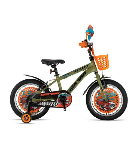 GERONİ X-FORCE 20 JANT MAT HAKİ-TURUNCU BİSİKLET