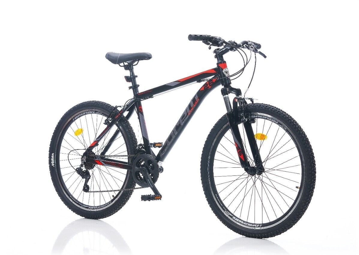 CORELLİ FELIX 3.0 V-FREN 26 JANT 13cm KADRO SİYAH-KIRMIZI BİSİKLET