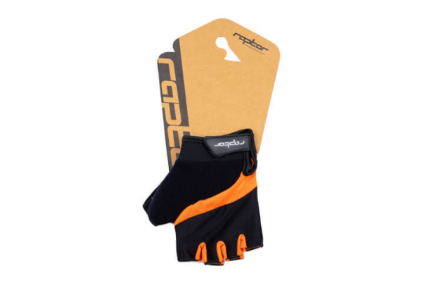 BİSİKLET ELDİVEN RAPTOR CIRTLI (M) BEDEN SİYAH-TURUNCU