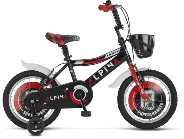 ÜMİT ALPINA 16 JANT SİYAH-KIRMIZI BİSİKLET