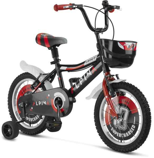 ÜMİT ALPINA 16 JANT SİYAH-KIRMIZI BİSİKLET