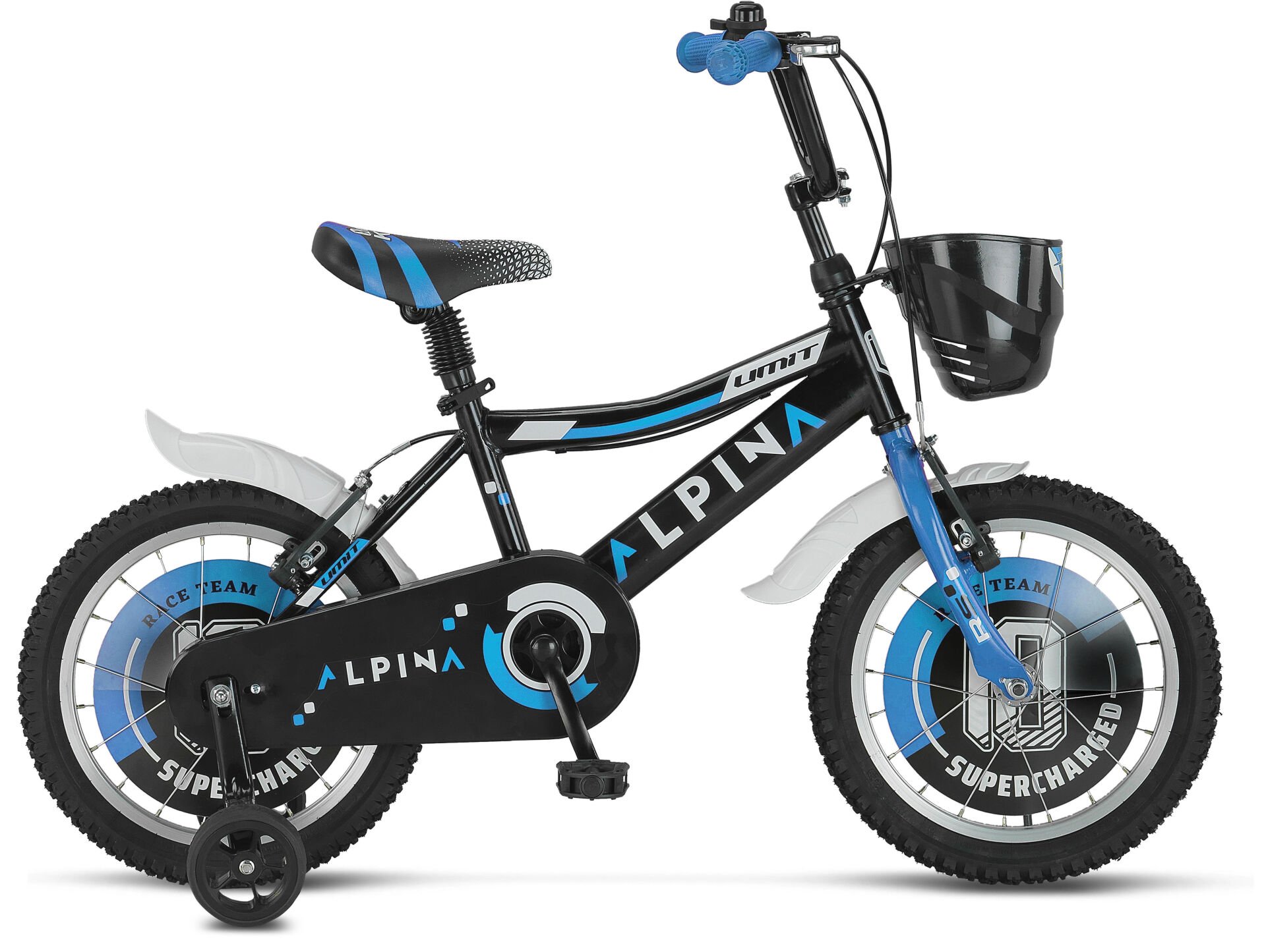 ÜMİT ALPINA 16 JANT SİYAH-MAVİ BİSİKLET