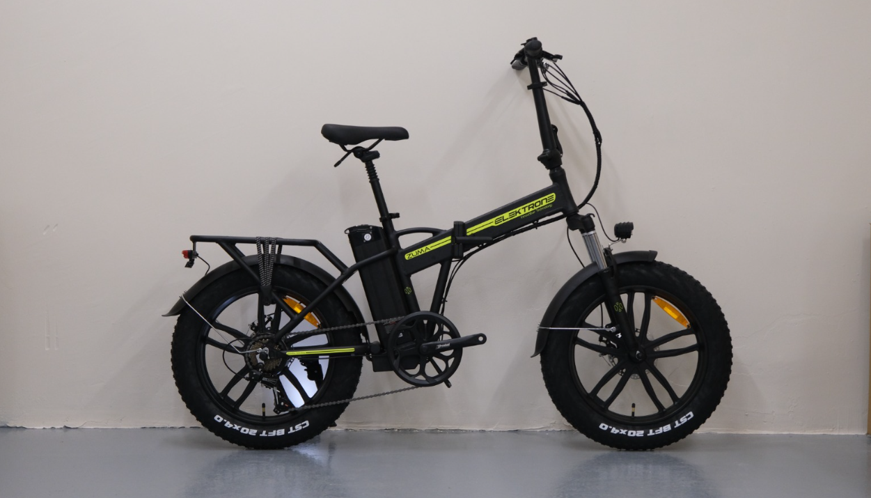 KRON ELEKTRONE ZUMA 20 E-BIKE FATBIKE KATLANIR MD SİYAH-SARI