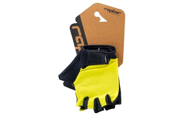 RAPTOR EVO Kısa Parmak Eldiven (Foam-Pad) - Venom Yellow - M BEDEN