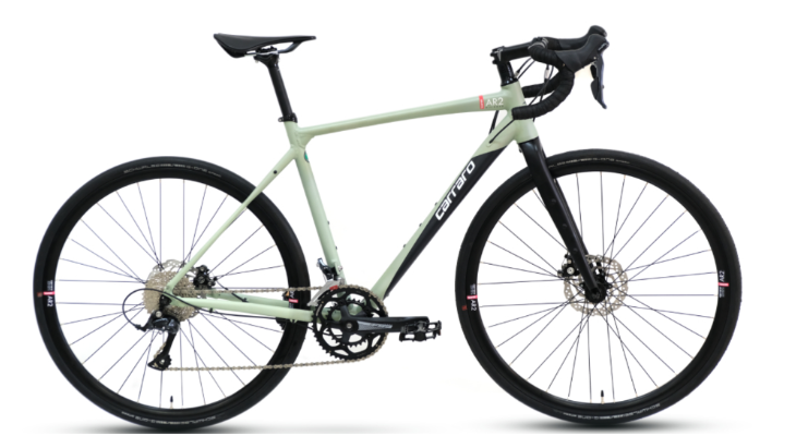 CARRARO GRAVEL AR2 28'' 18-V MD 52cm KADRO ADAÇAYI-SİYAH-KIRMIZI BİSİKLET