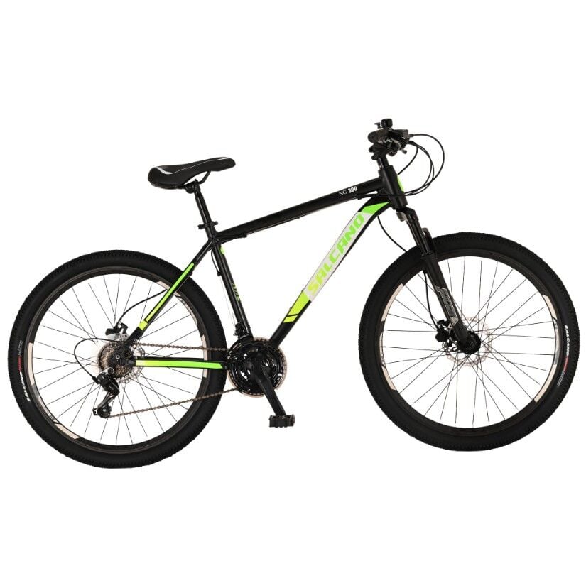 SALCANO NG300 HD 26 JANT 15cm KADRO SİYAH-YEŞİL-SARI BİSİKLET