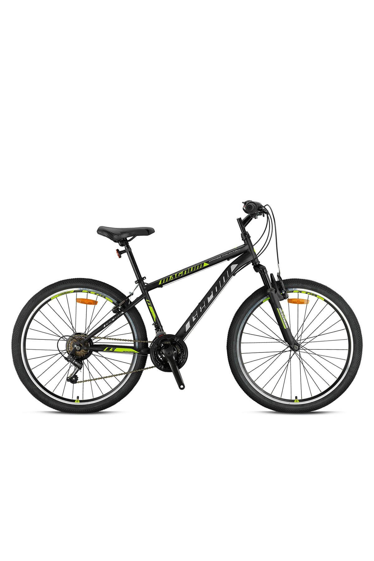 GERONİ MAGNUM V-FREN 24 JANT 13cm KADRO SİYAH-YEŞİL BİSİKLET