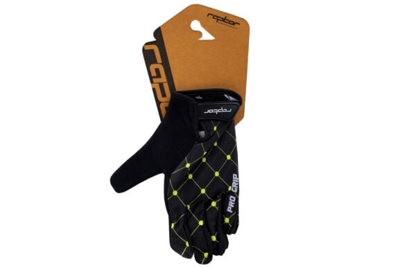RAPTOR TALON Uzun Parmak Eldiven (Gel-Pad) - Acid Lime - S
