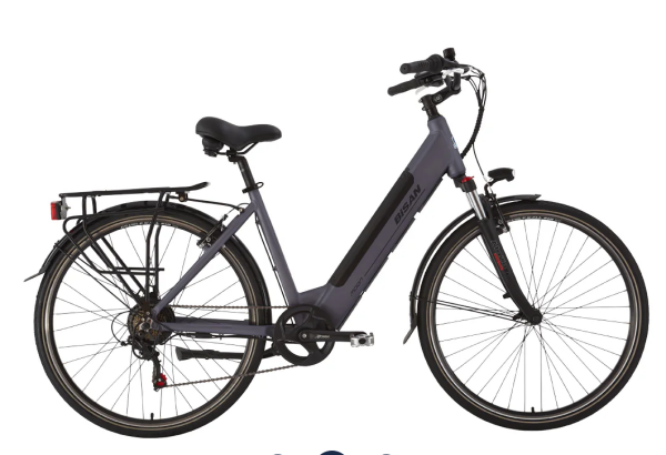 BİSAN MOON 28 JANT 7 VİTES ELEKTRİKLİ BİSİKLET METALİK GRİ