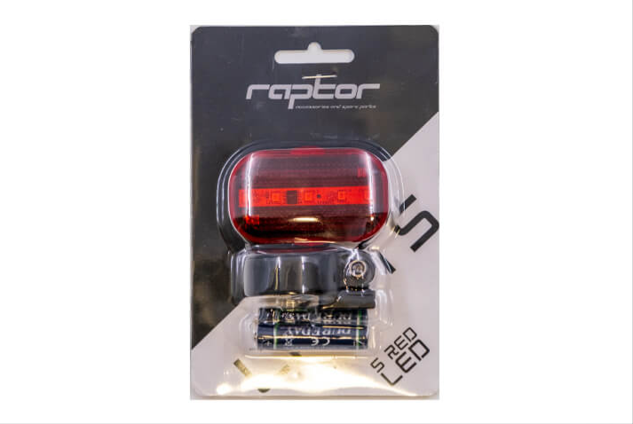 RAPTOR - JY-3209BT Arka Işık 5 Ledli 3 Fonksiyonlu - (Pilli)