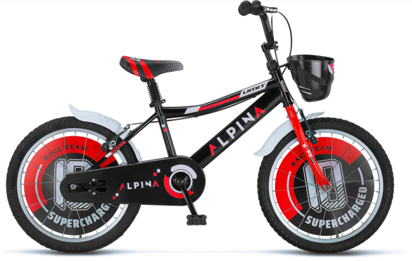 ÜMİT ALPINA 20 JANT SİYAH-KIRMIZI BİSİKLET
