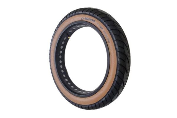 COMPASS - 20*4.00 Slick Fat Bike Lastiği - Amber