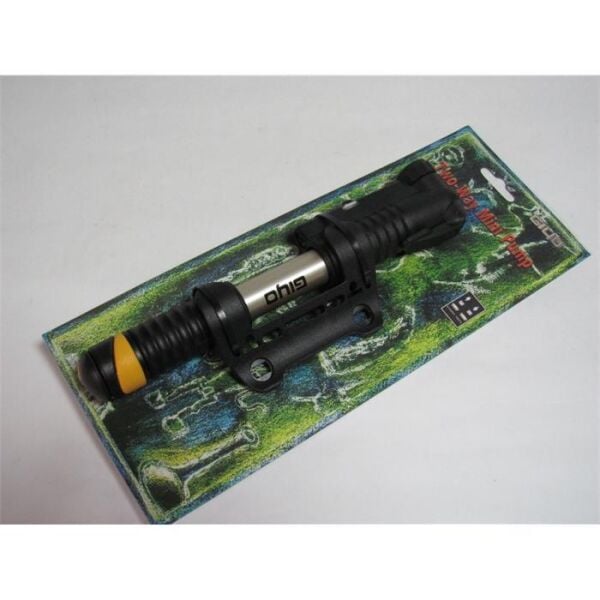 GIYO EL POMPASI GP-21 ALÜMİNYUM BASINÇ GÖSTERGELİ 100 PSI AV/FV UYUMLU TİTANYUM/SİYAH