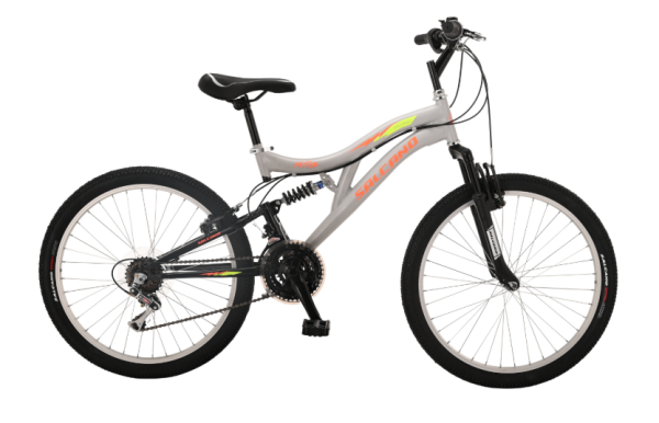 SALCANO HEKTOR 24 JANT V-FREN GRİ-TURUNCU BİSİKLET