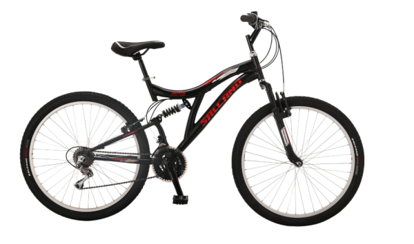 SALCANO HEKTOR 24 JANT V-FREN SİYAH-KIRMIZI BİSİKLET